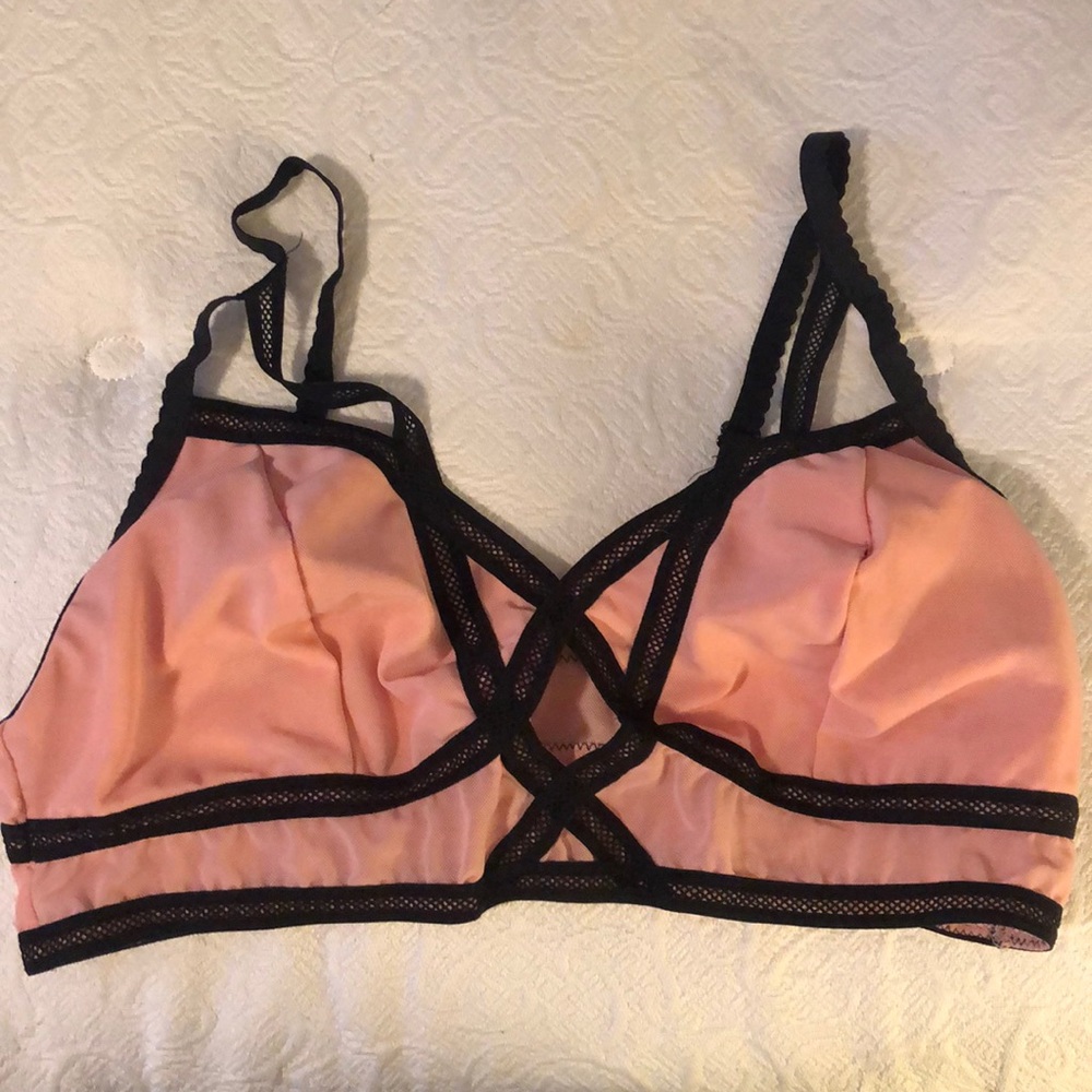 Torrid Pink Bralette Sz 0